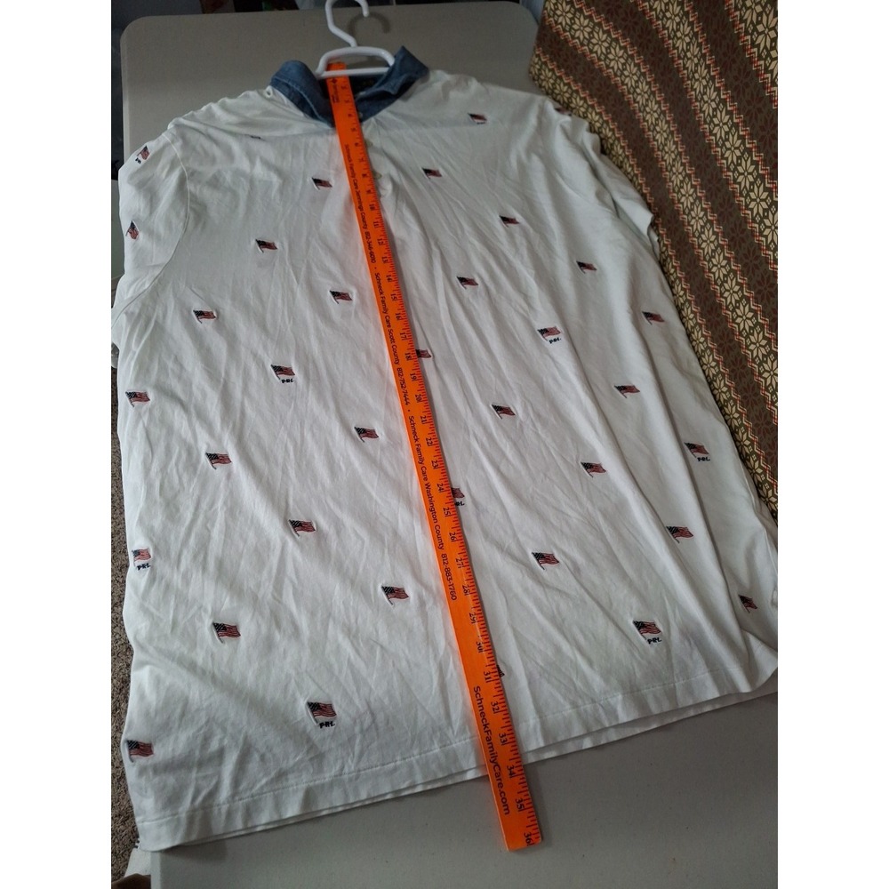 Polo Ralph Lauren‎ Men's XXL Classic Fit American Flag Polo Shirt Embroidered... - Picture 8 of 9